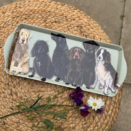Alex Clark Dogs Medium Melamine Tray