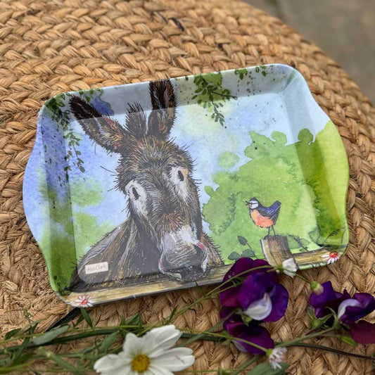 Alex Clark Donkey Small Melamine Tray