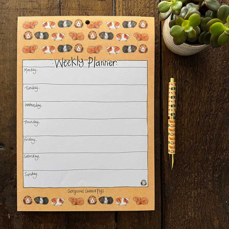 Alex Clark Gorgeous Guinea Pigs Weekly Planner