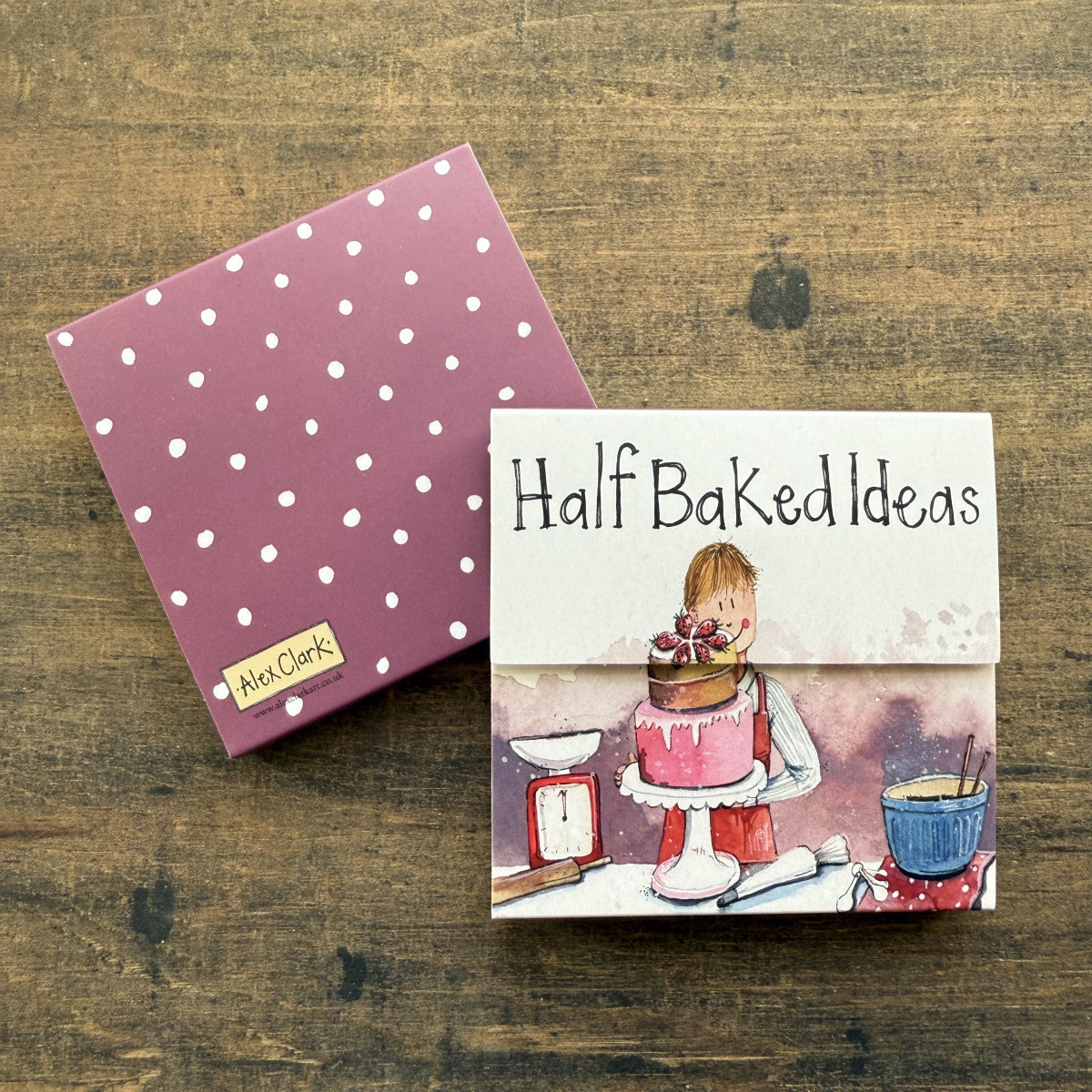 Alex Clark Half Baked Ideas Mini Magnetic Notepad