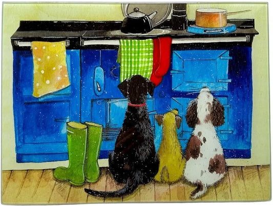 Alex Clark Hot Dogs Glass Worktop Saver