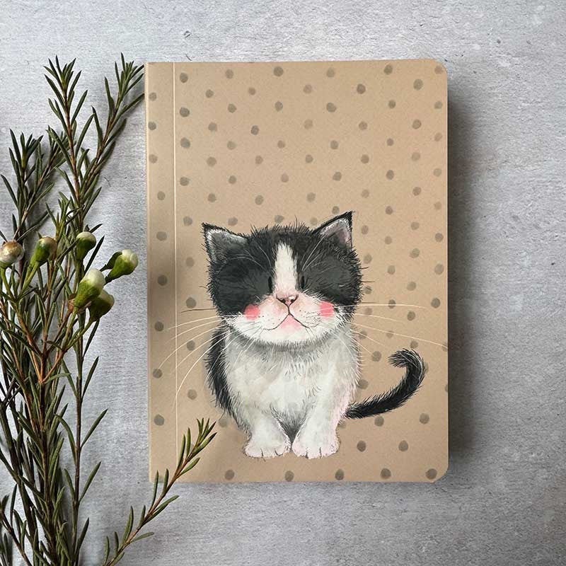 Alex Clark Kitten Blank Notebook