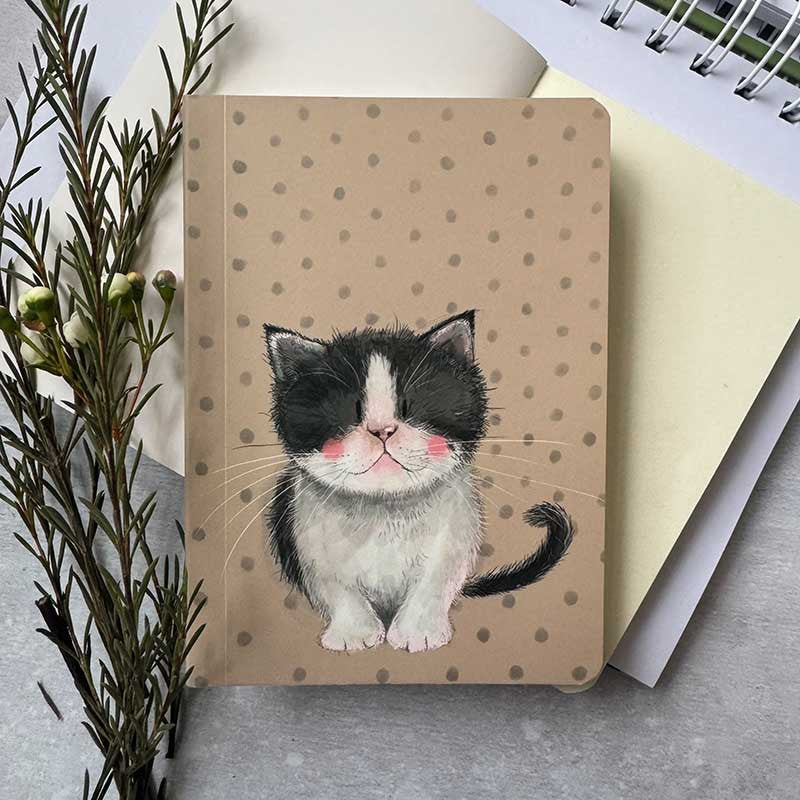 Alex Clark Kitten Blank Notebook