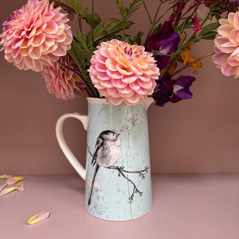 Alex Clark Long Tailed Tit Jug