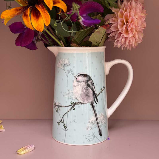 Alex Clark Long Tailed Tit Jug