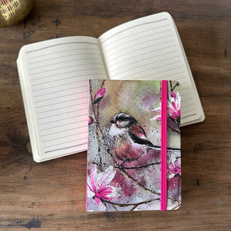 Alex Clark Long Tailed Tit Small Chunky Notebook