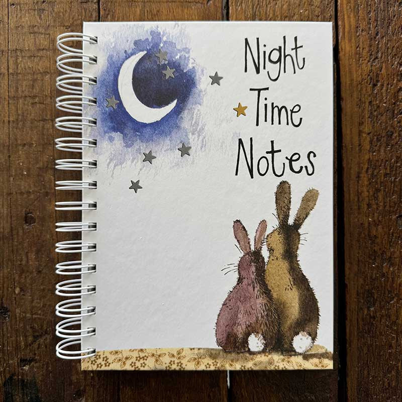 Alex Clark Moon and Back Spiral Journal