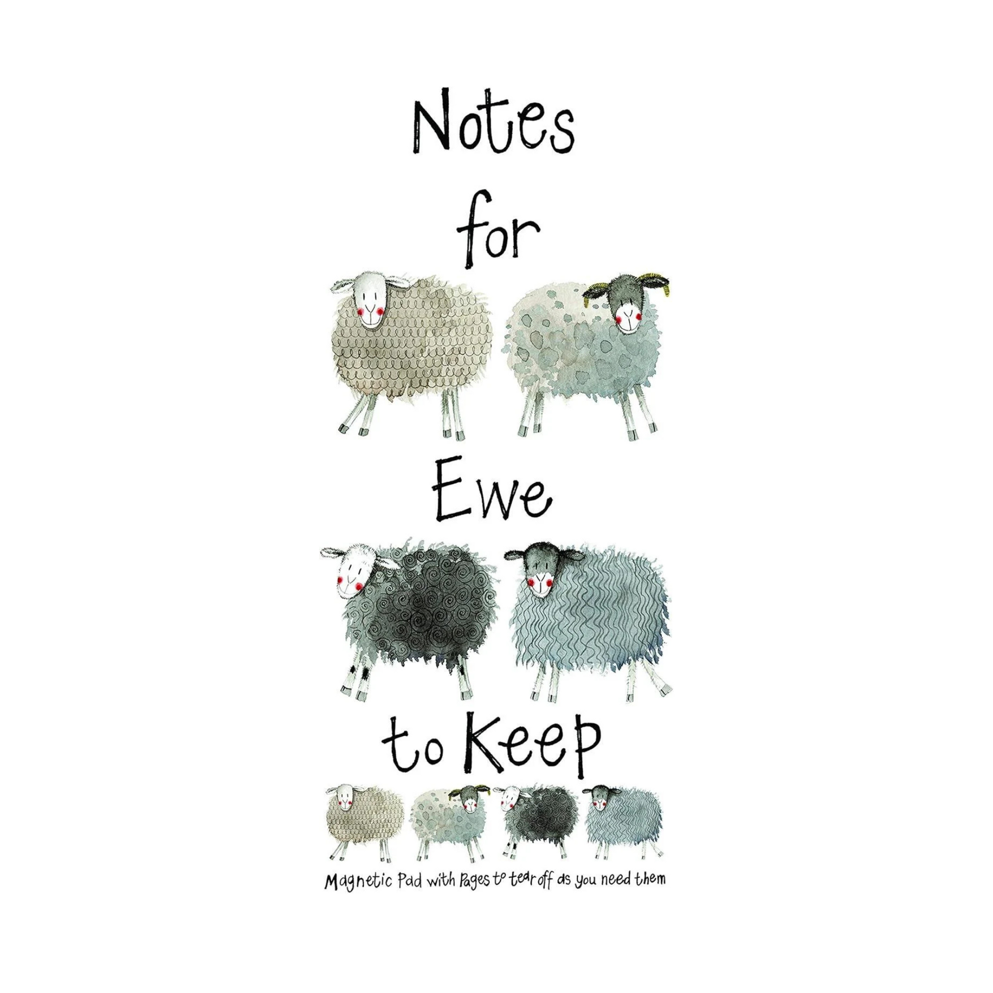 Alex Clark Notes for Ewe Magnetic Notepad