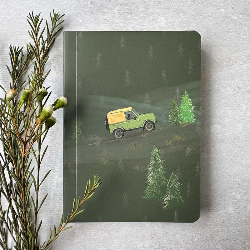 Alex Clark Off Road Blank Notebook