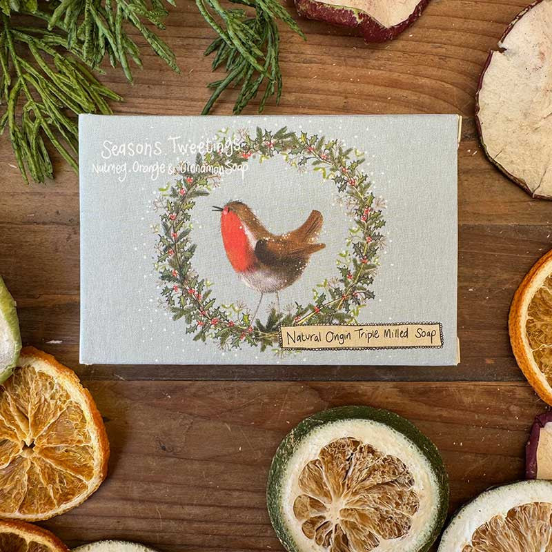 Alex Clark Season's Tweetings Nutmeg, Orange and Cinnamon Soap