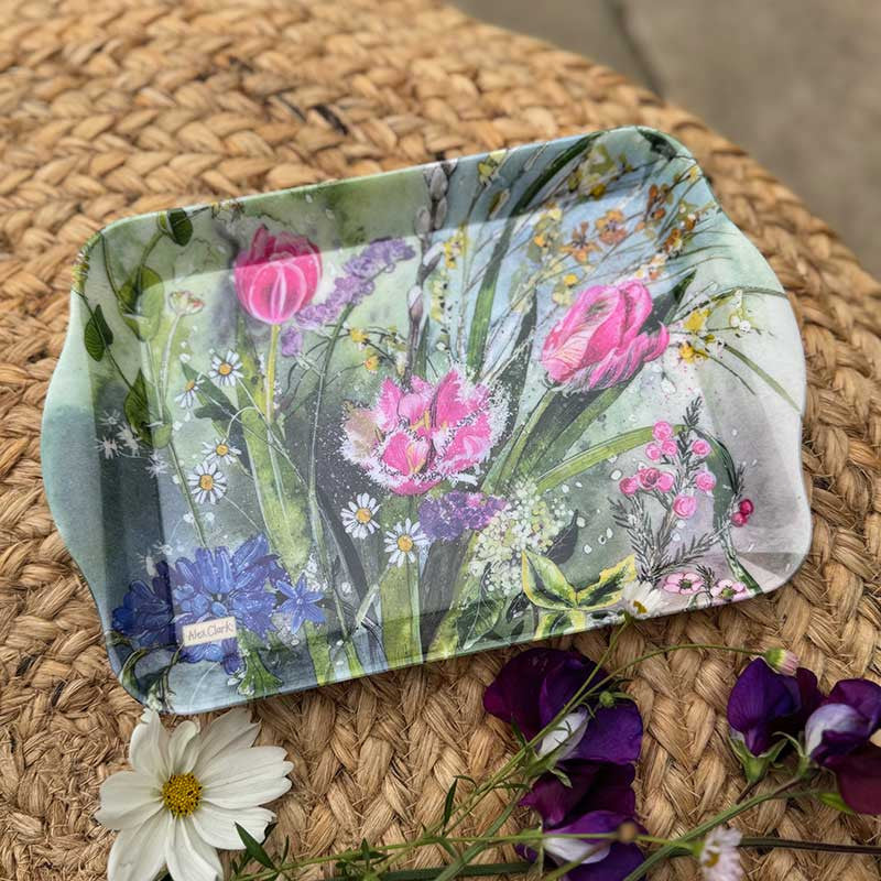 Alex Clark Spring Flowers Melamine Small Tray