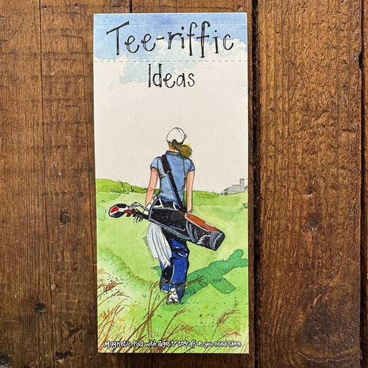 Alex Clark Tee-riffic Ideas To Do List Magnetic Notepad