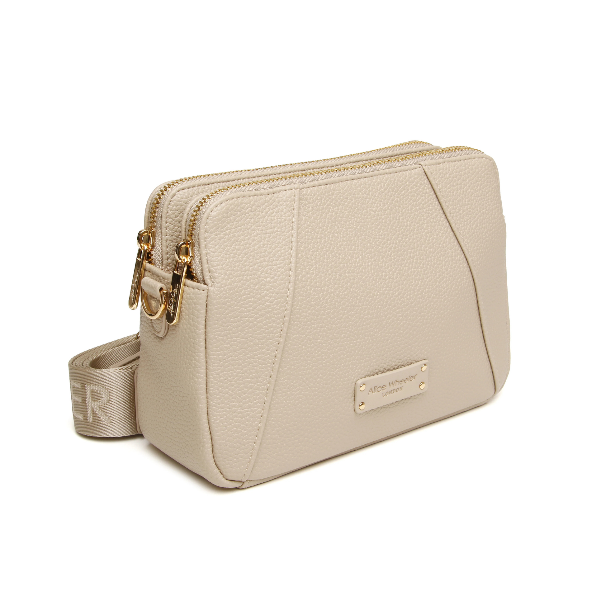 Alice Wheeler Kensington Cross Body Bag Double Zip