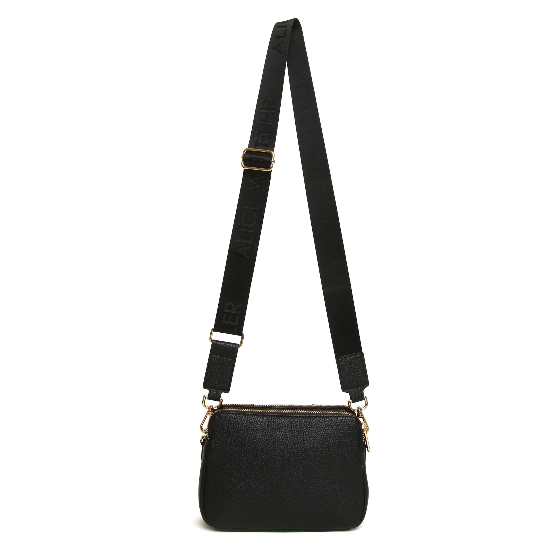 Alice Wheeler Kensington Cross Body Bag Double Zip