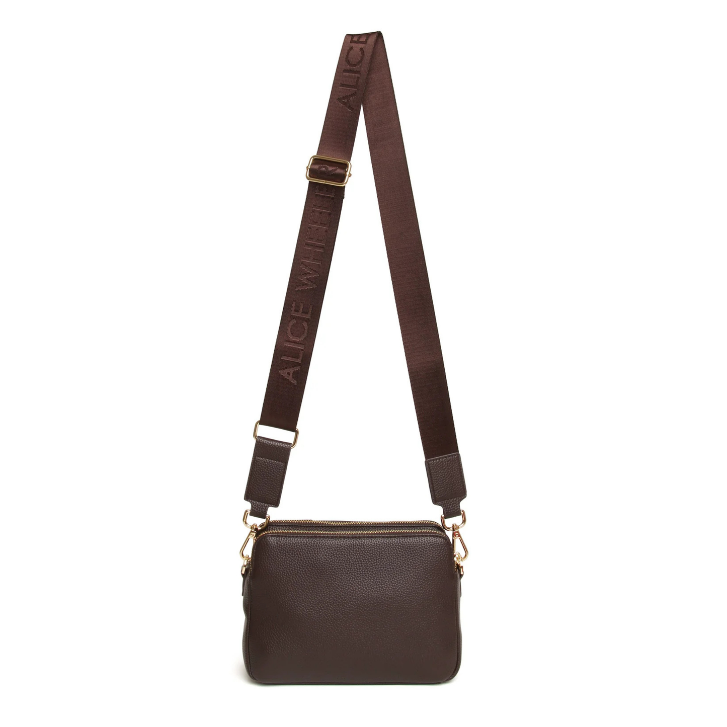 Alice Wheeler Kensington Cross Body Bag Double Zip