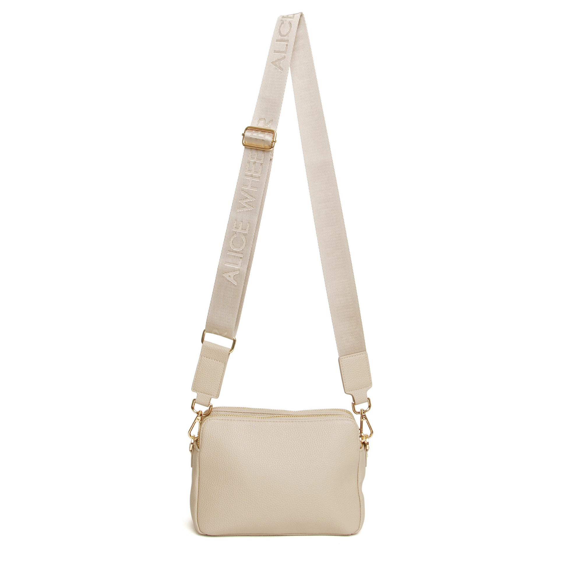 Alice Wheeler Kensington Cross Body Bag Double Zip