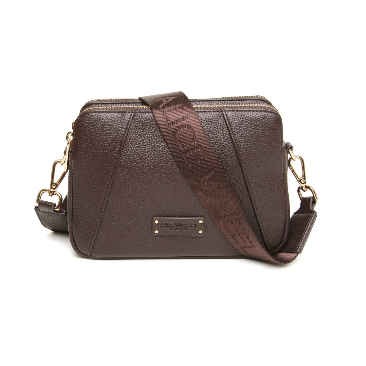 Alice Wheeler Kensington Cross Body Bag Double Zip