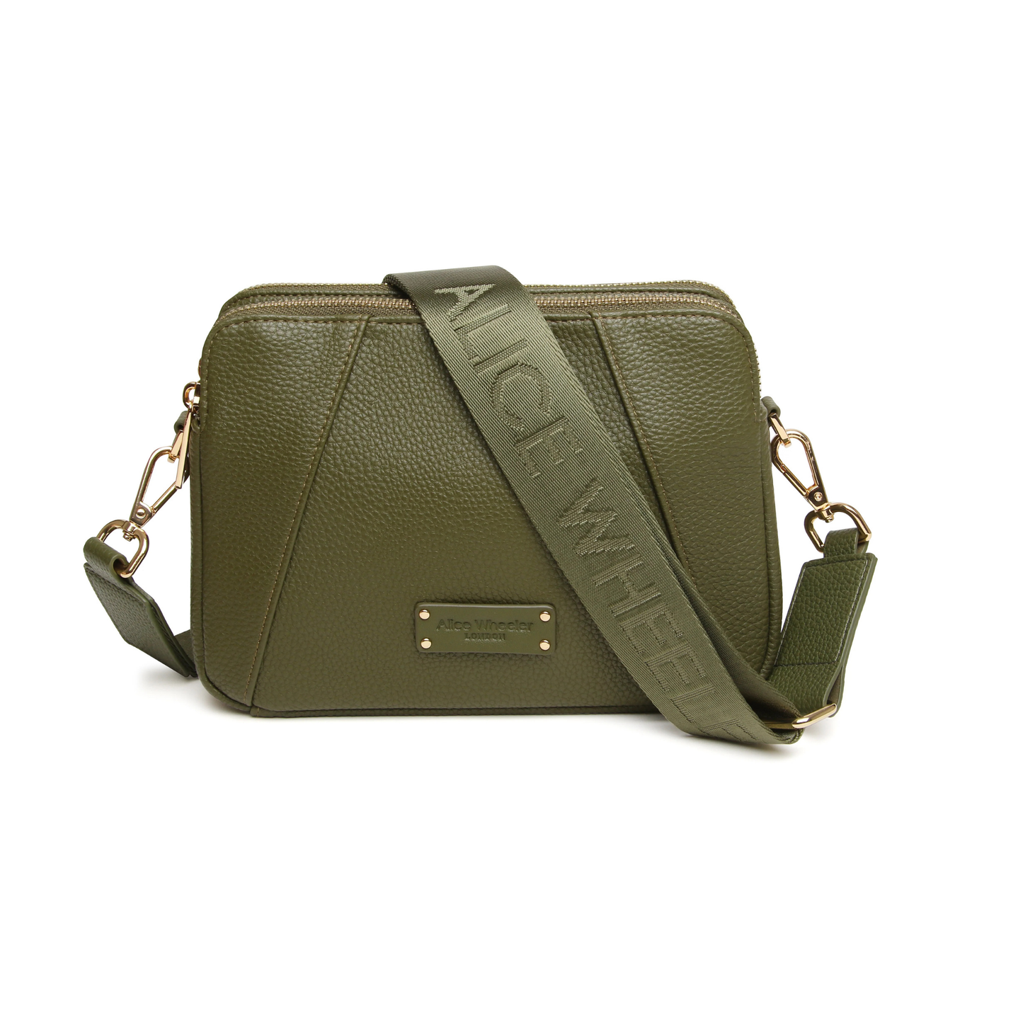 Alice Wheeler Kensington Cross Body Bag Double Zip