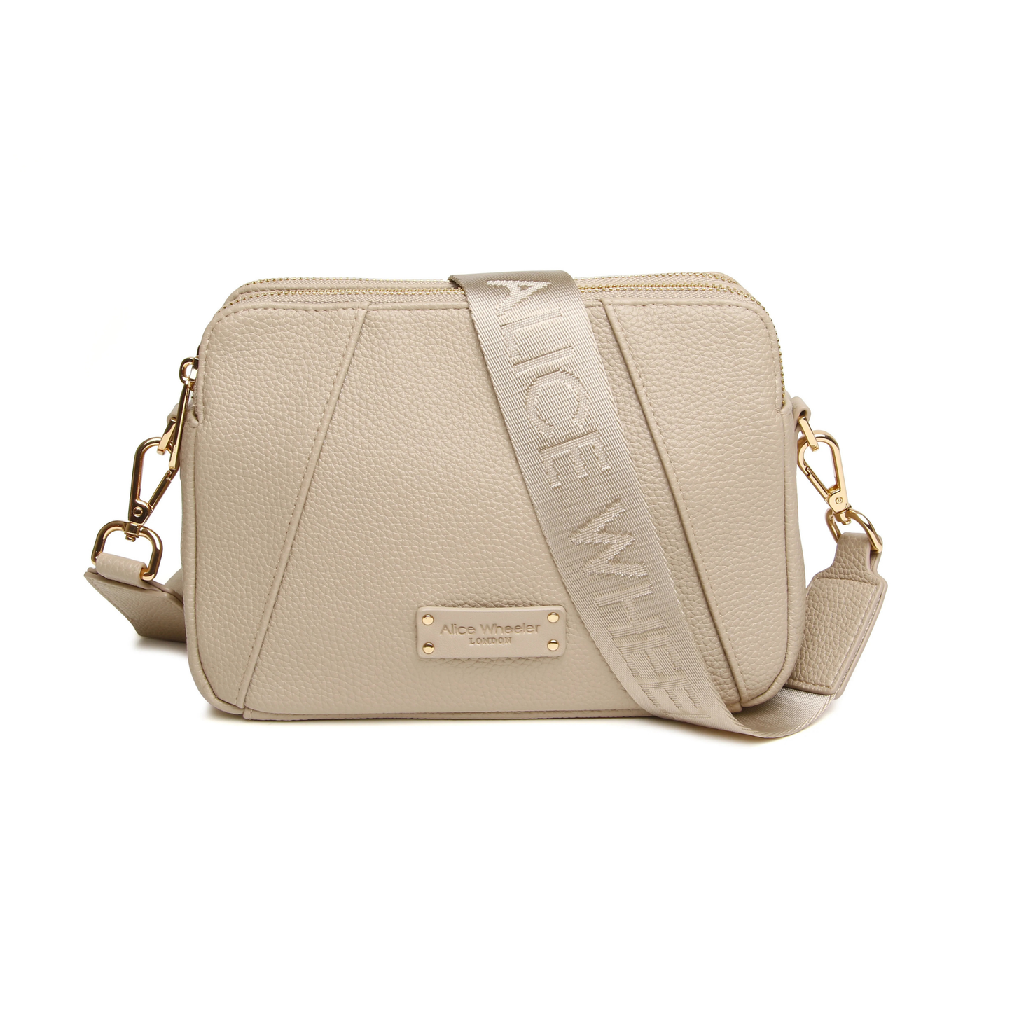 Alice Wheeler Kensington Cross Body Bag Double Zip