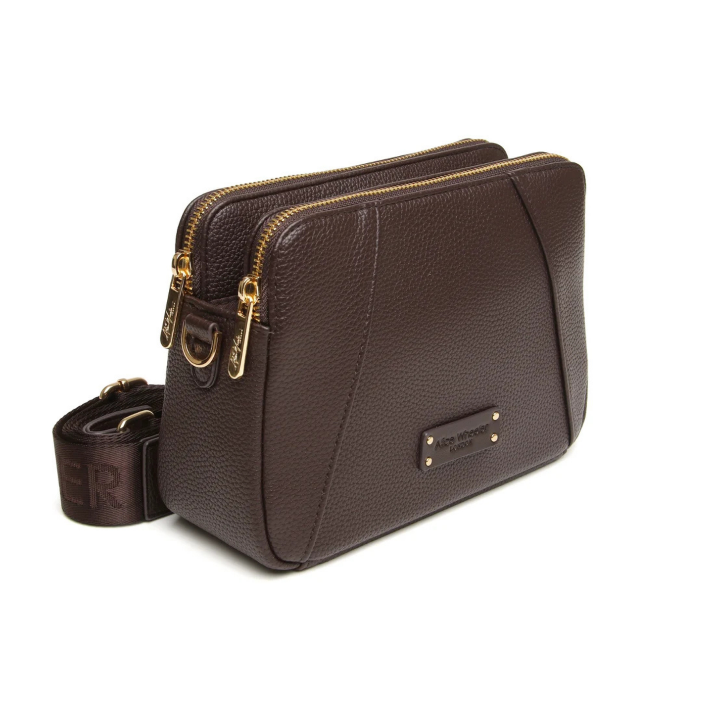 Alice Wheeler Kensington Cross Body Bag Double Zip