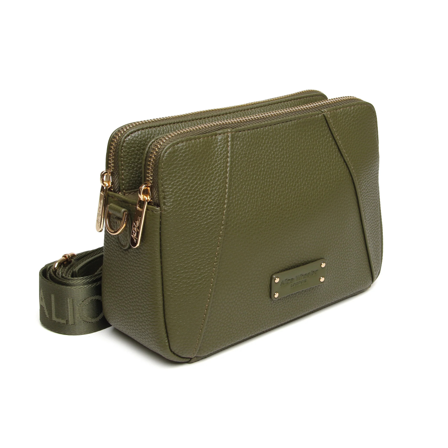 Alice Wheeler Kensington Cross Body Bag Double Zip