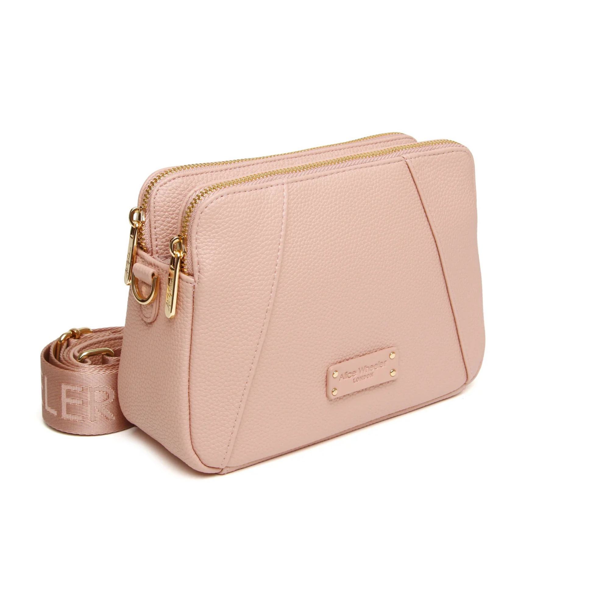 Alice Wheeler Kensington Cross Body Bag Double Zip