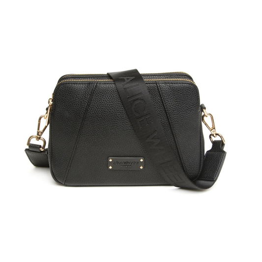 Alice Wheeler Kensington Cross Body Bag Double Zip