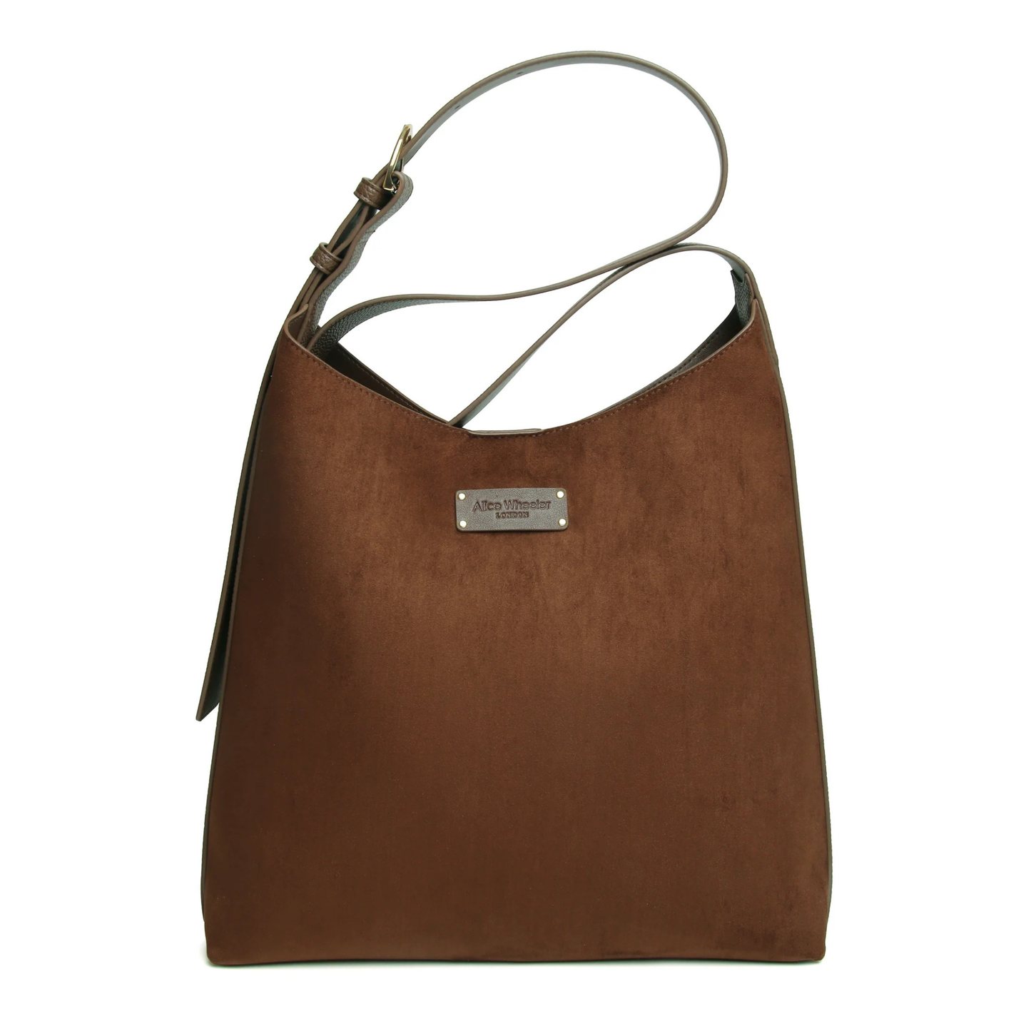 Alice Wheeler Kensington Suede Hobo Bag