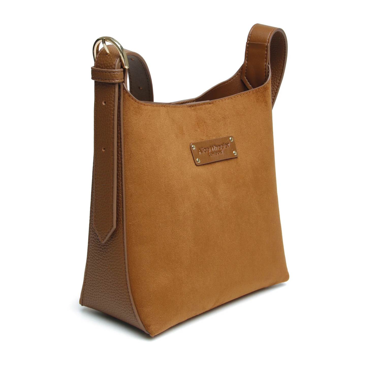 Alice Wheeler Kensington Suede Mini Hobo Bag