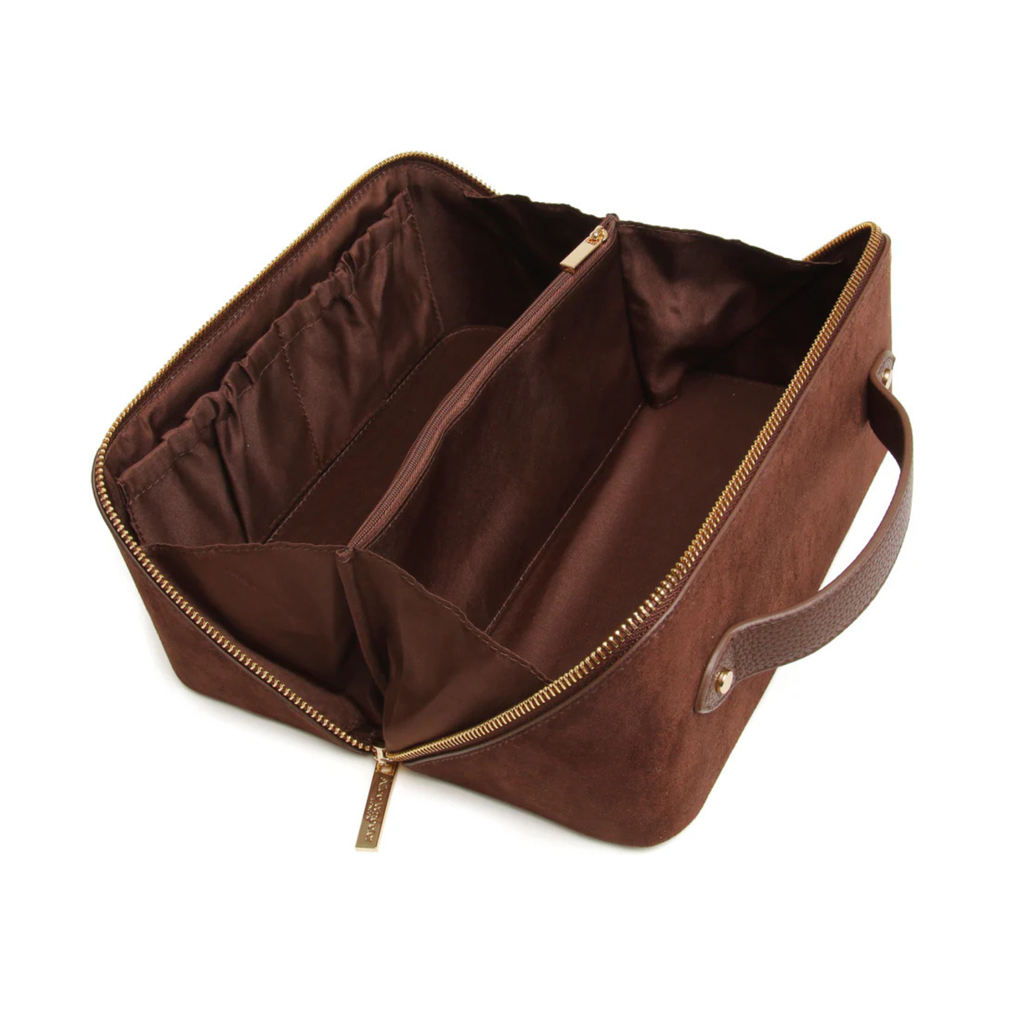 Alice Wheeler Kensington Suede Train Case
