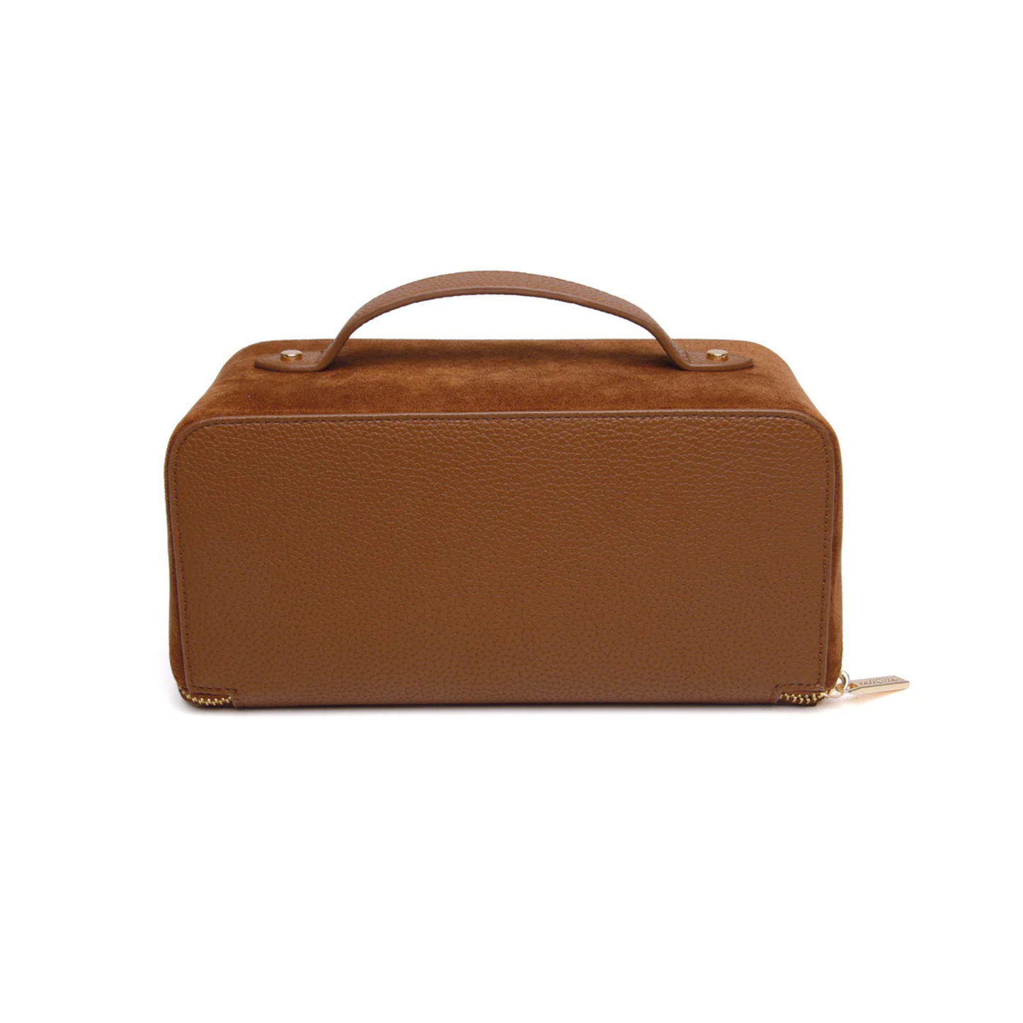 Alice Wheeler Kensington Suede Train Case