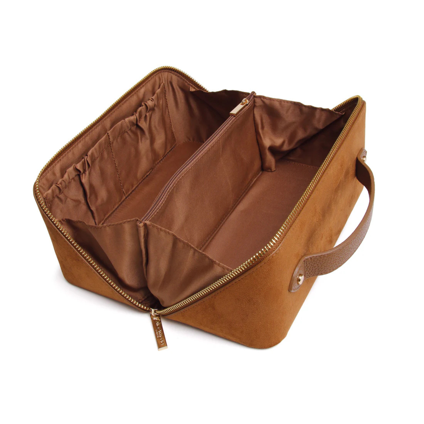 Alice Wheeler Kensington Suede Train Case