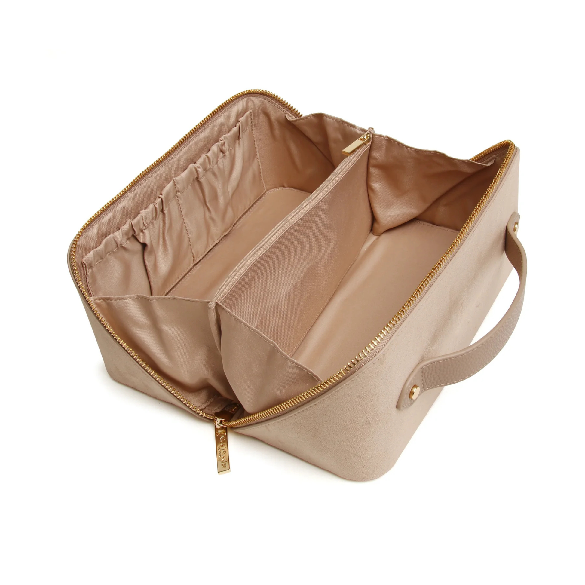 Alice Wheeler Kensington Suede Train Case