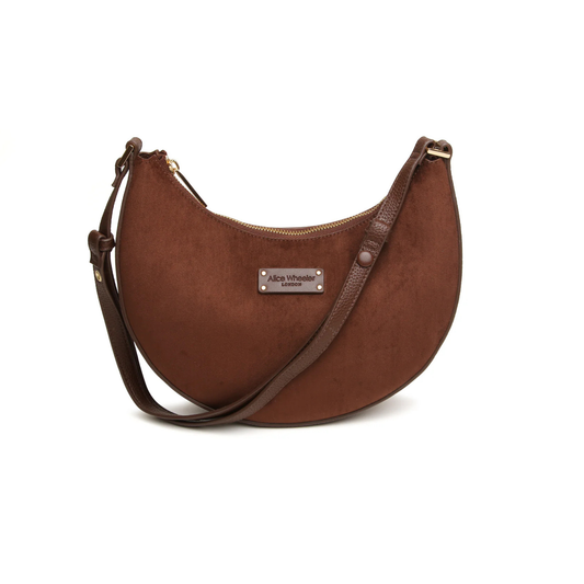 Alice Wheeler Kensington Suedette Shoulder & Cross Body Bag