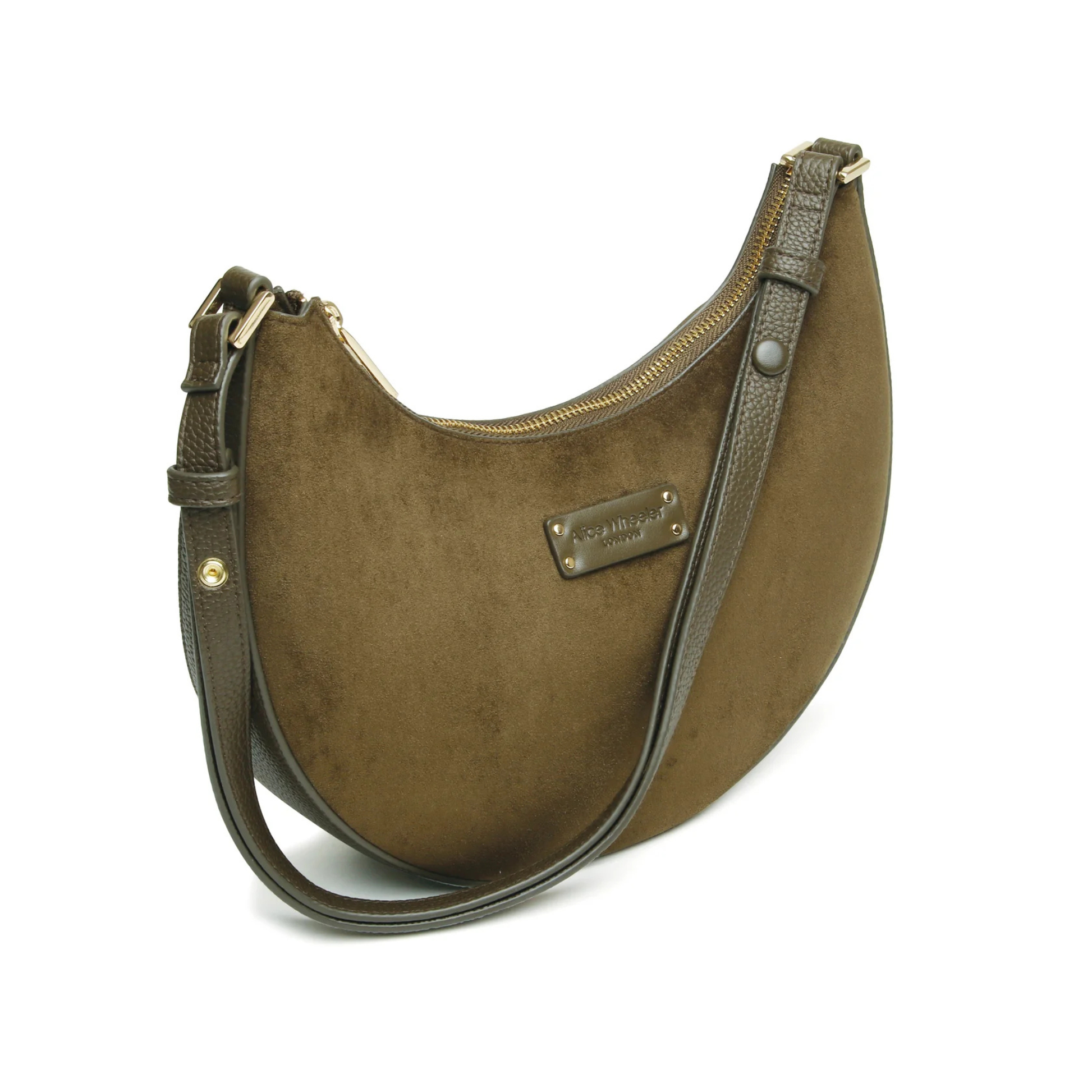 Alice Wheeler Kensington Suedette Shoulder & Cross Body Bag