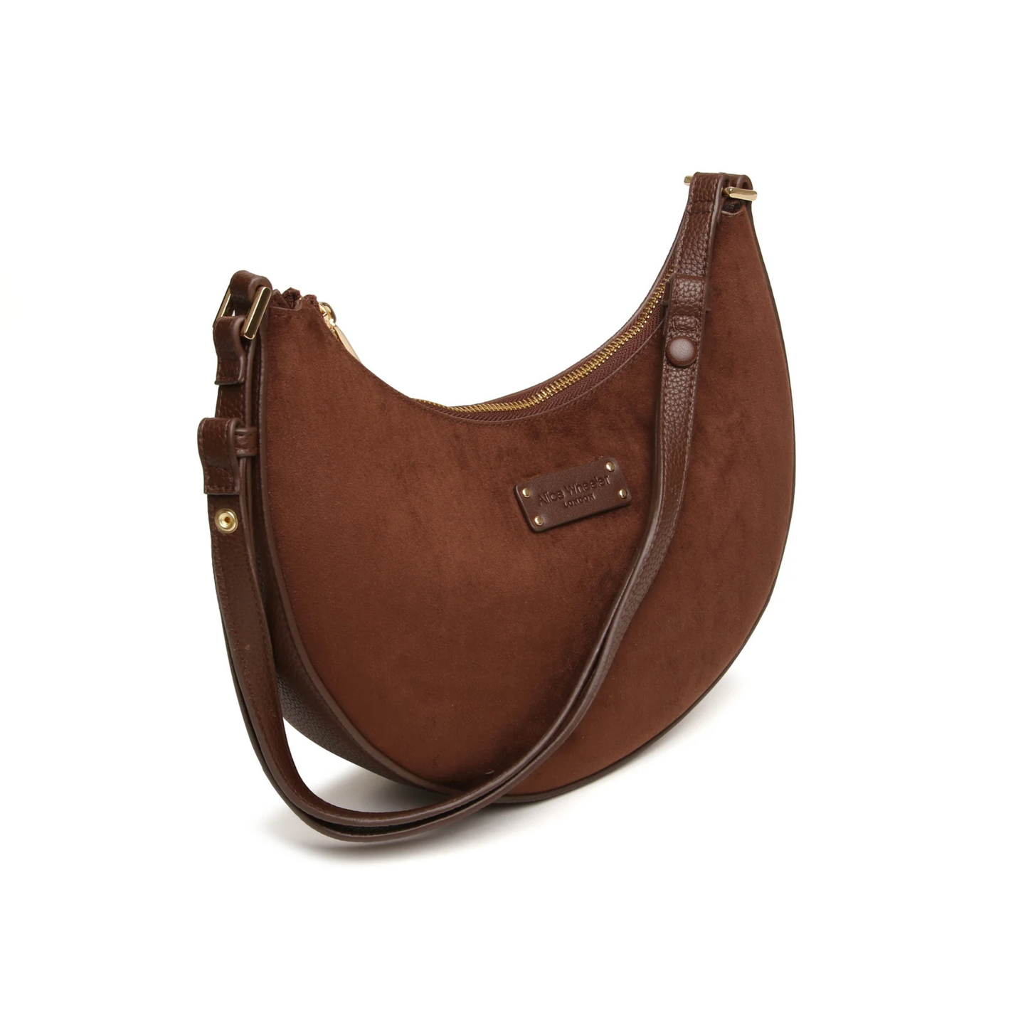 Alice Wheeler Kensington Suedette Shoulder & Cross Body Bag