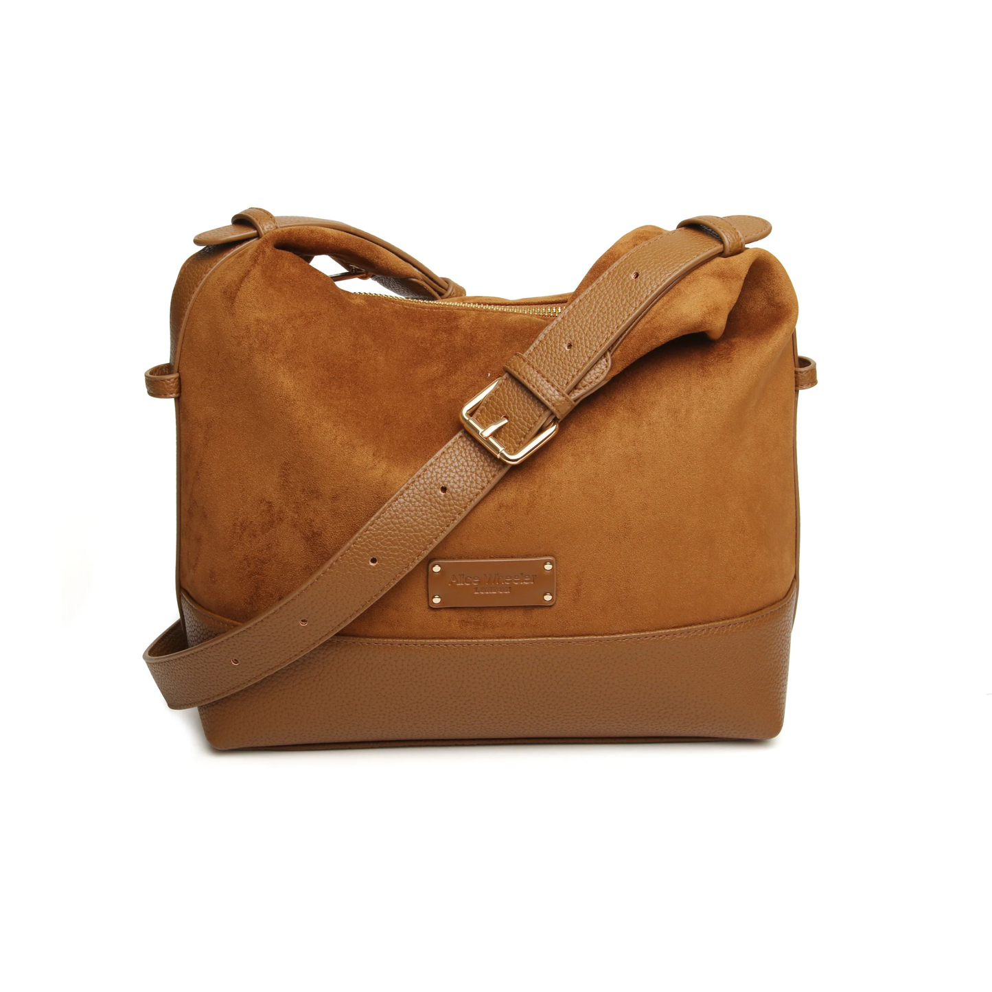 Alice Wheeler Large Kensington Suedette Cross Body Bag