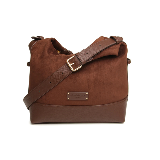 Alice Wheeler Large Kensington Suedette Cross Body Bag