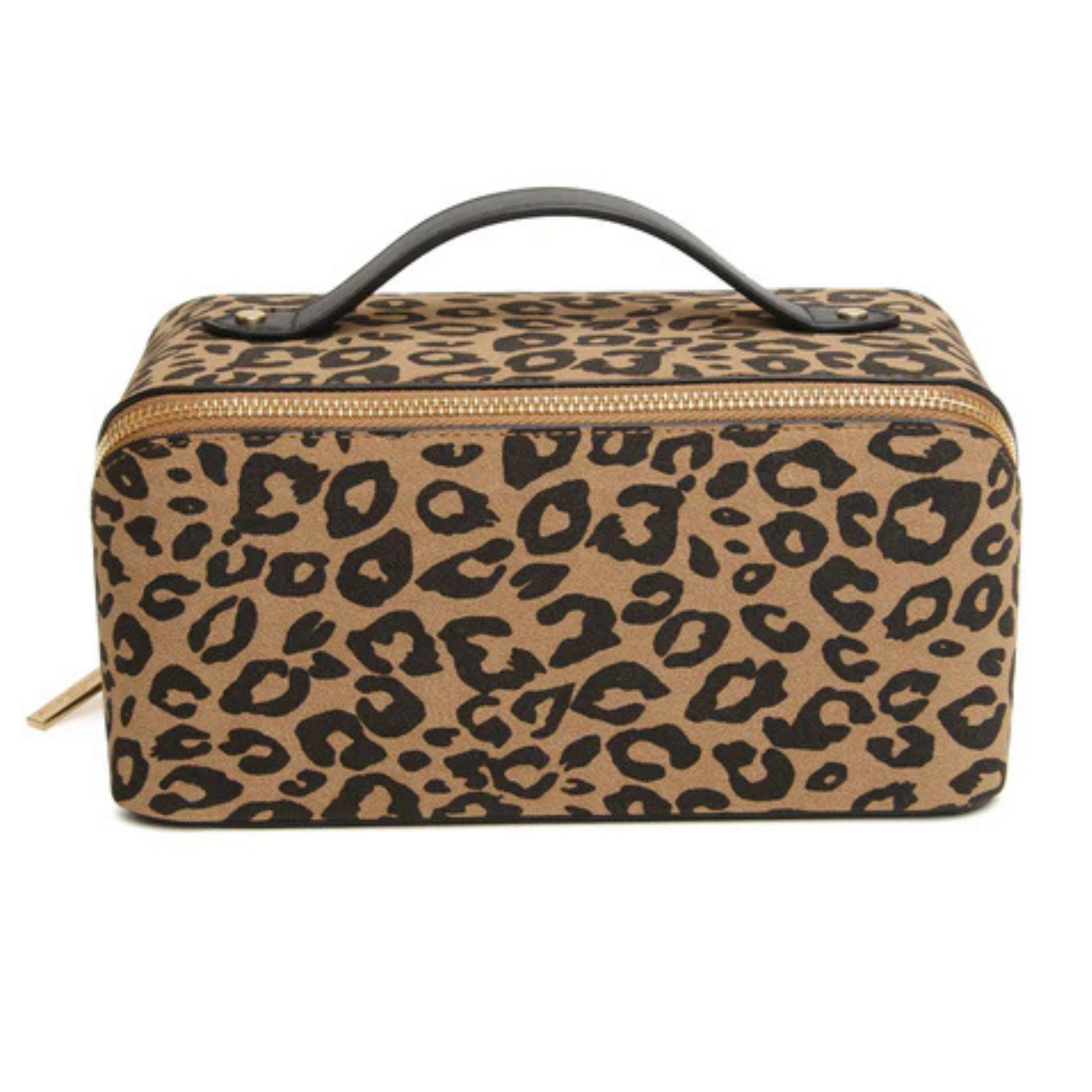 Alice Wheeler Large Leopard Train Case
