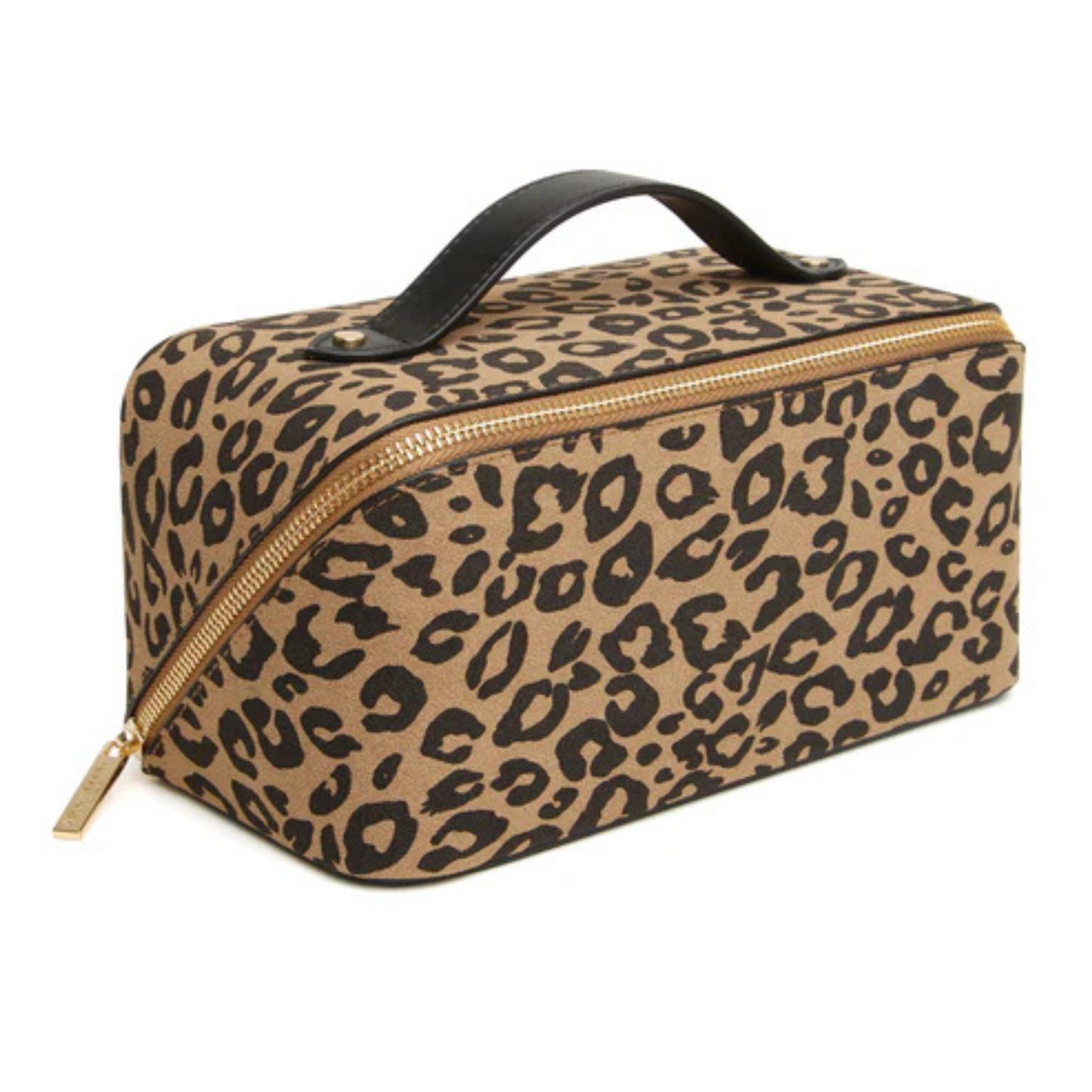 Alice Wheeler Large Leopard Train Case