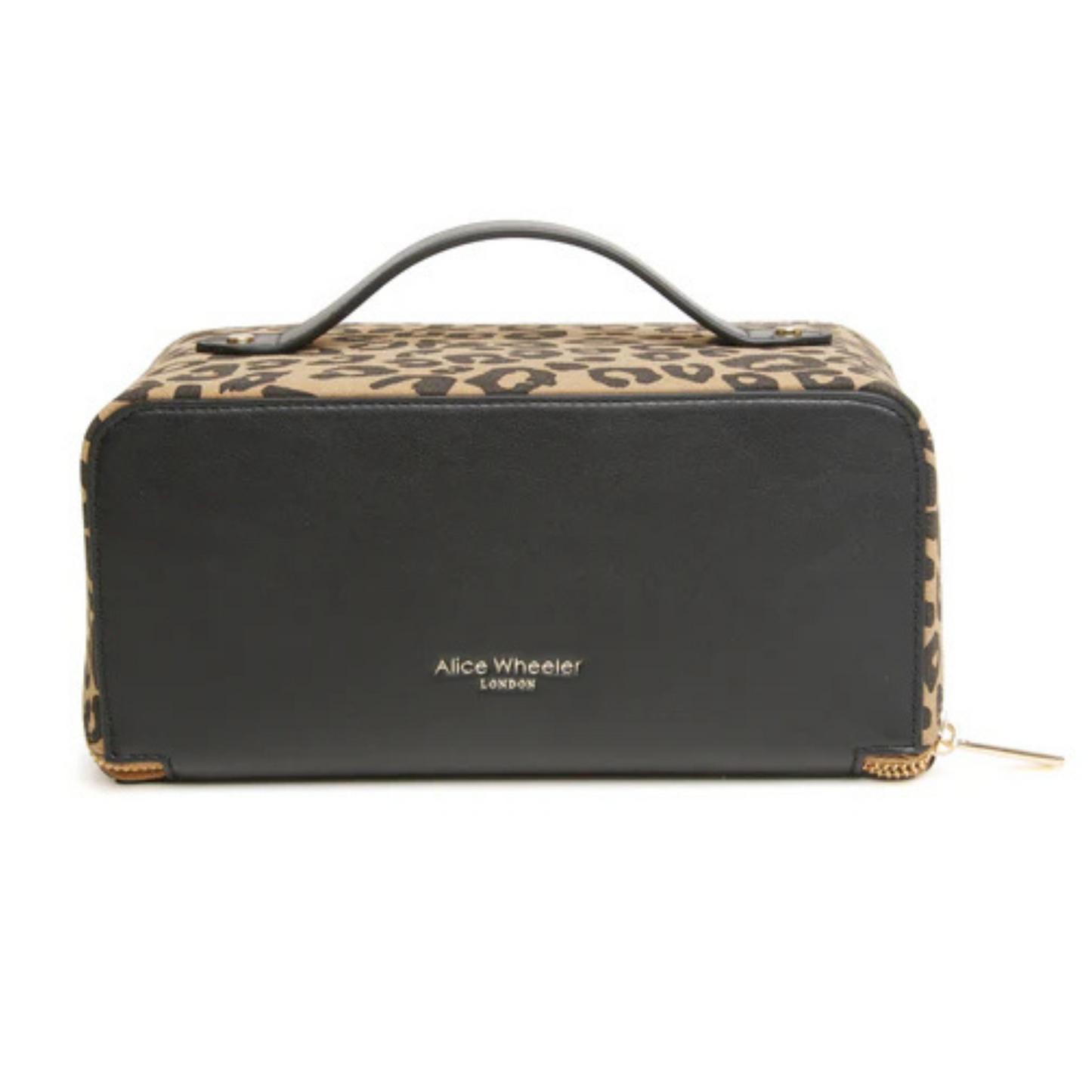 Alice Wheeler Large Leopard Train Case