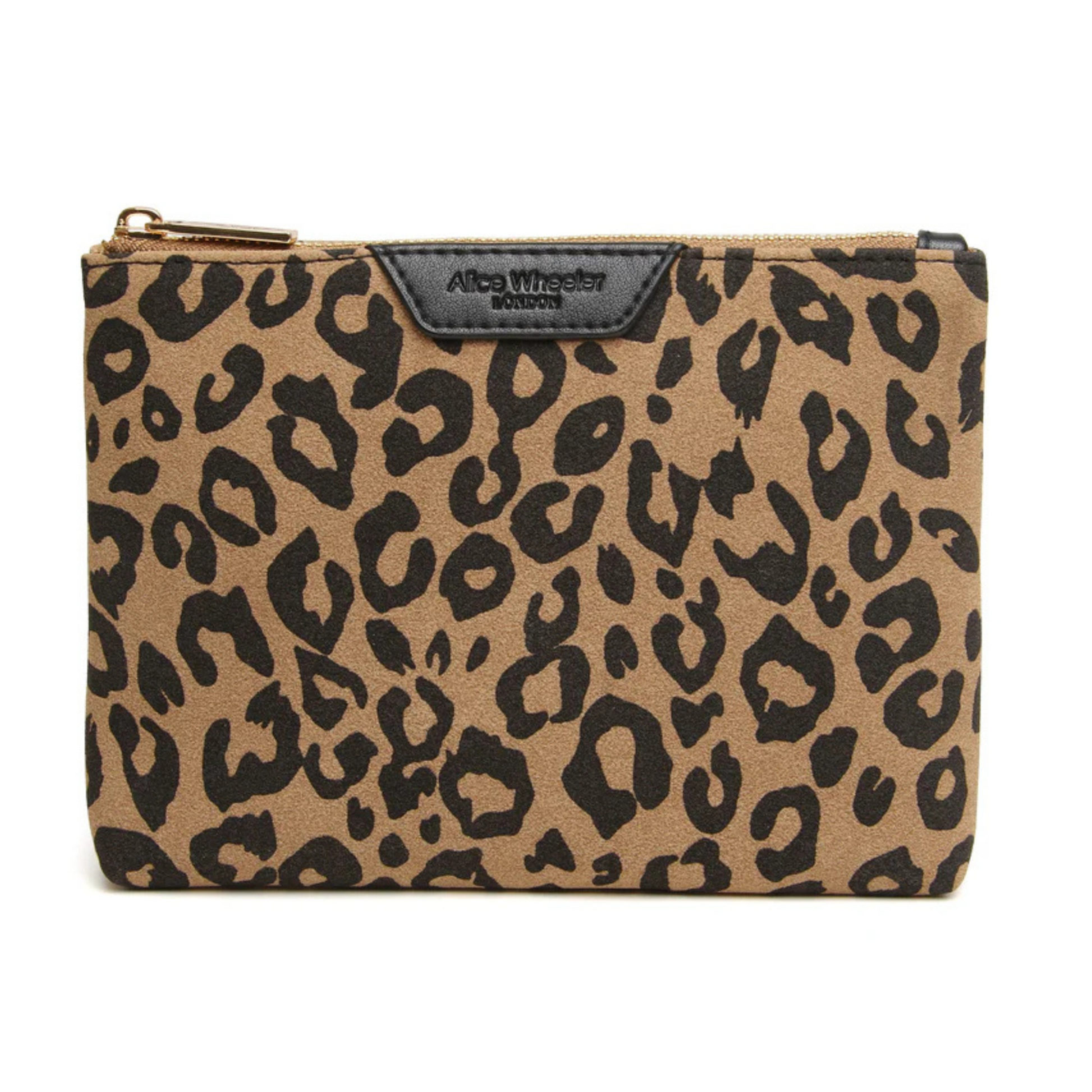 Alice Wheeler Leopard Pouch