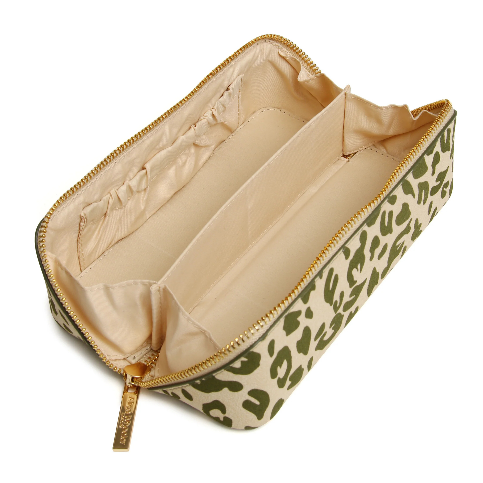 Alice Wheeler Leopard Small Train Case