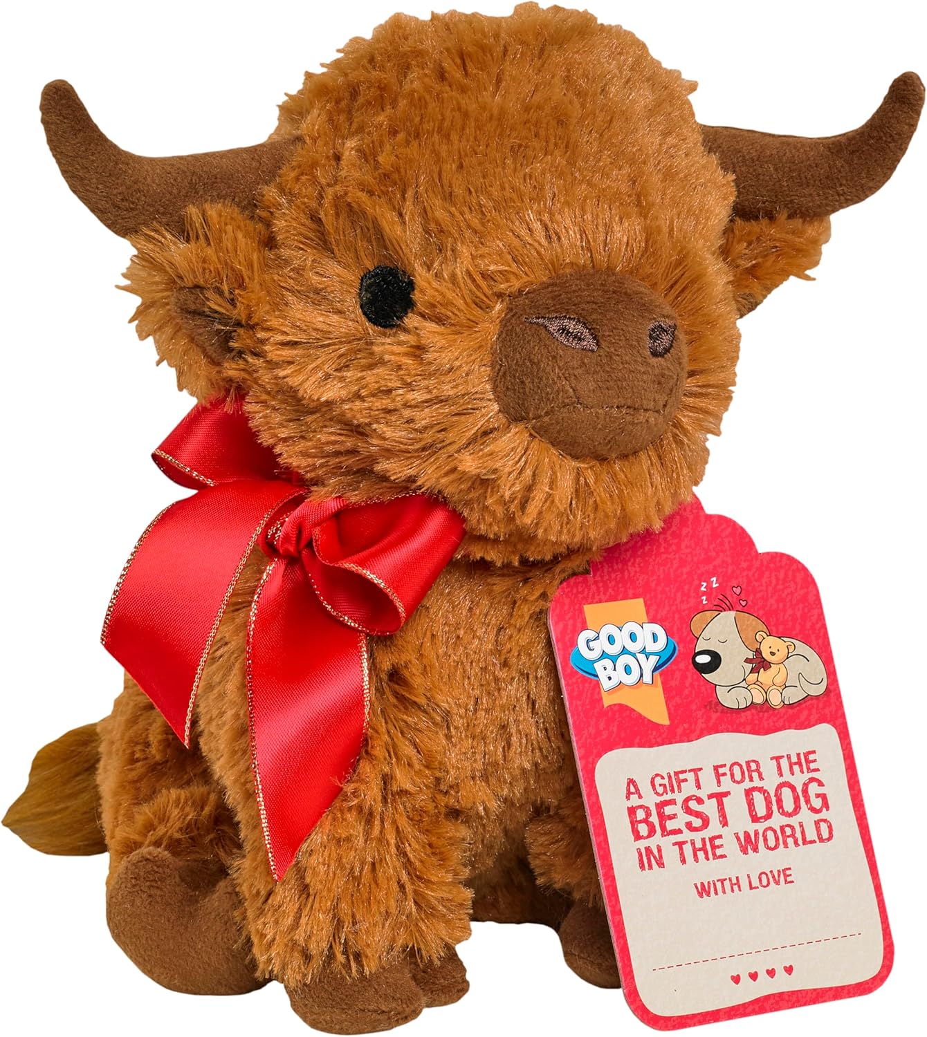 Armitage Good Boy Small Highland Cow Dog Toy