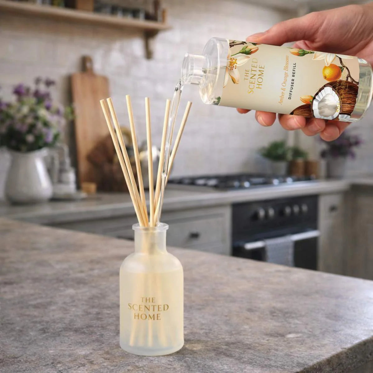 Ashleigh & Burwood Amber & Orange Blossom Reed Diffuser Refill