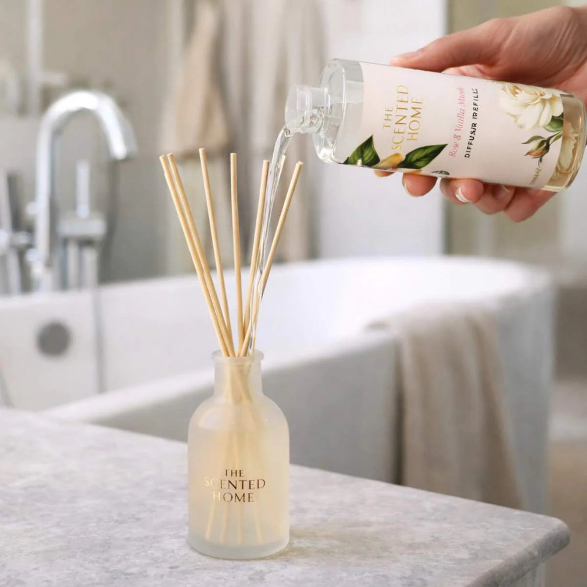 Ashleigh & Burwood Rose & Vanilla Musk Reed Diffuser Refill