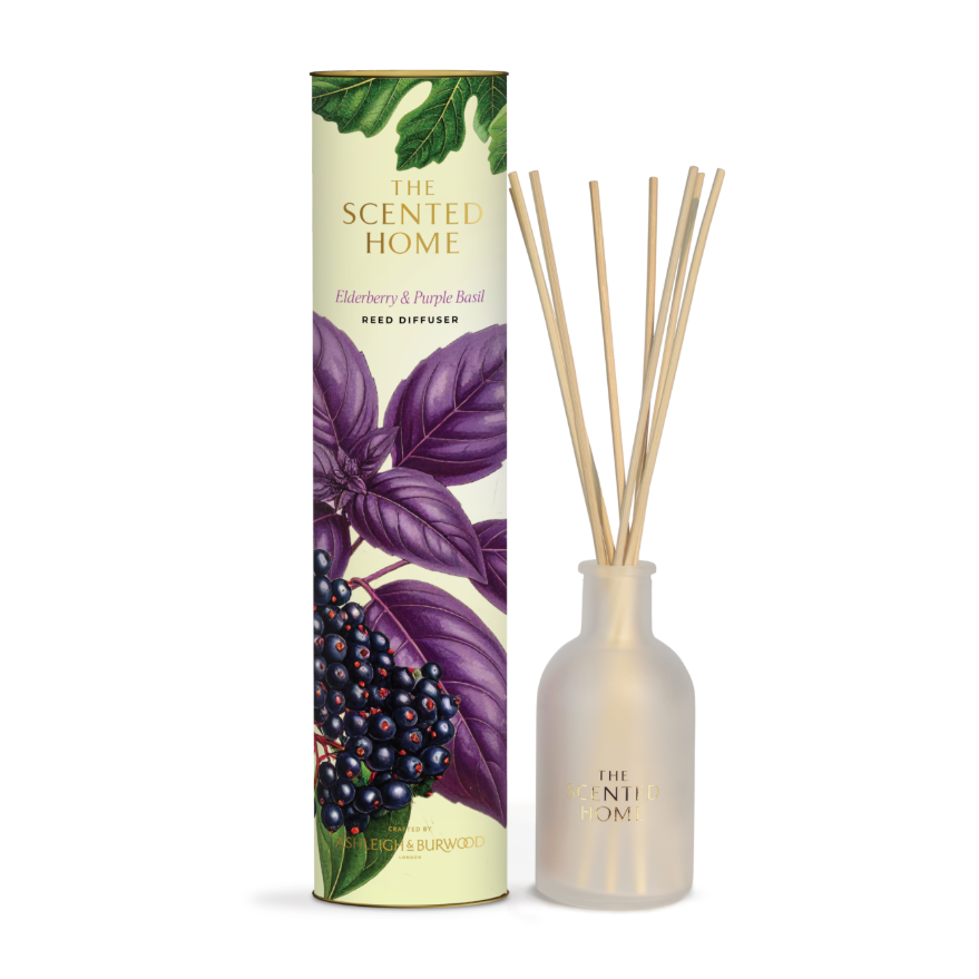 Ashleigh & Burwood Scented Home Elderberry & Purple Basil Reed Diffuser 150ml