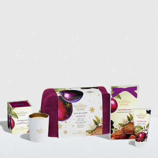Ashleigh & Burwood Velvet Plum & Oud Home & Body Gift Set