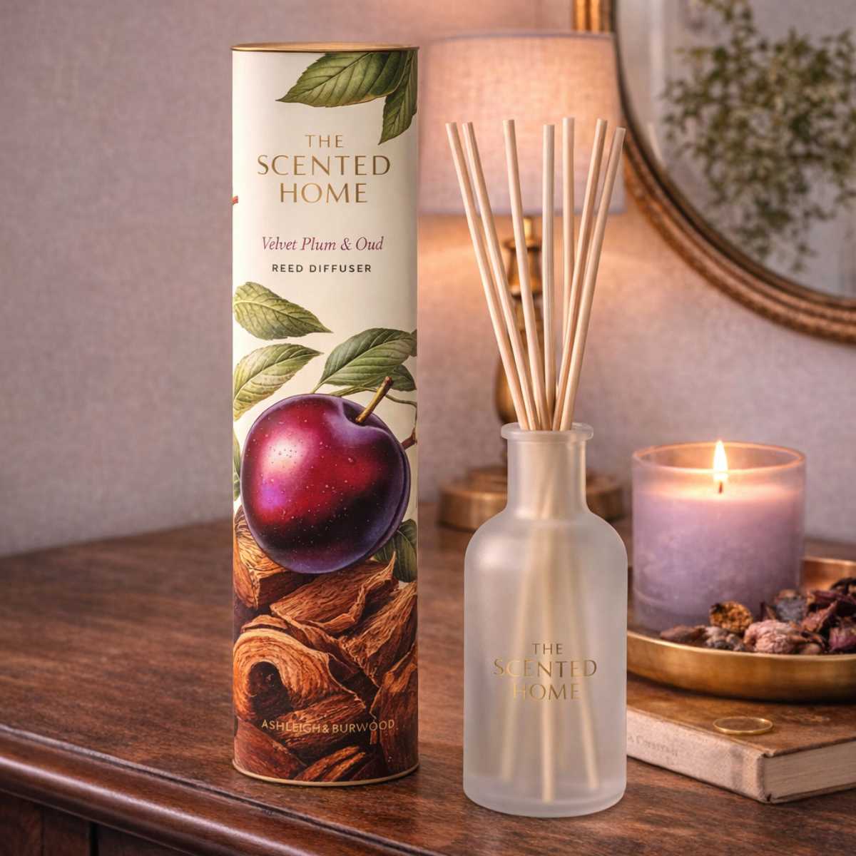 Ashleigh & Burwood Velvet Plum & Oud Reed Diffuser