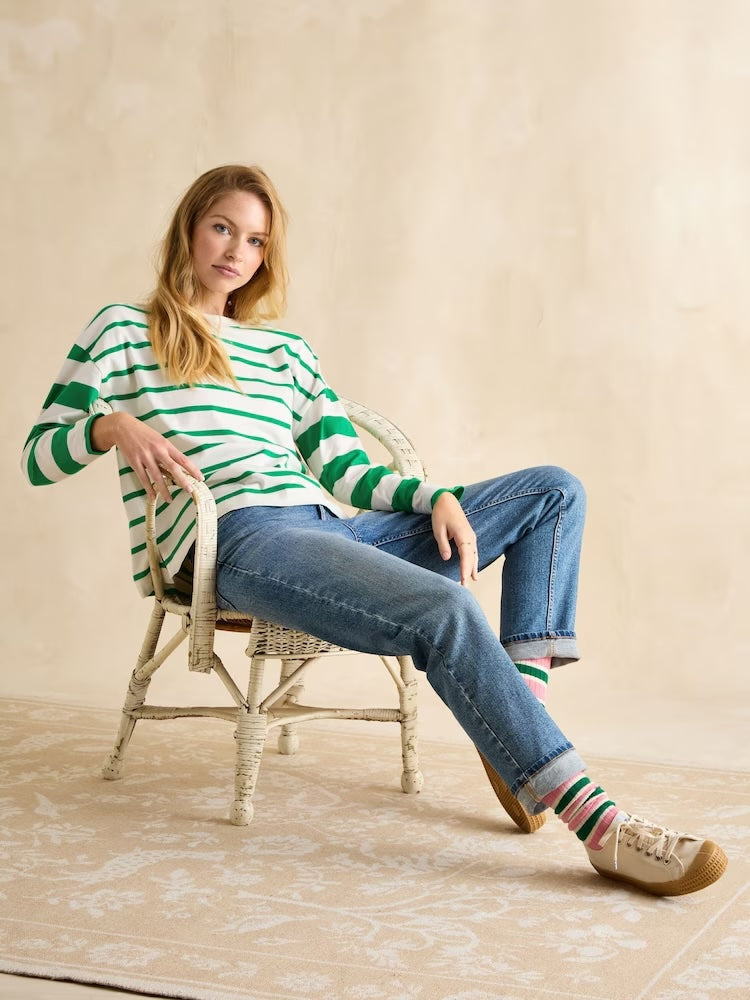 Joules Ellie Long Sleeve Jersey Top